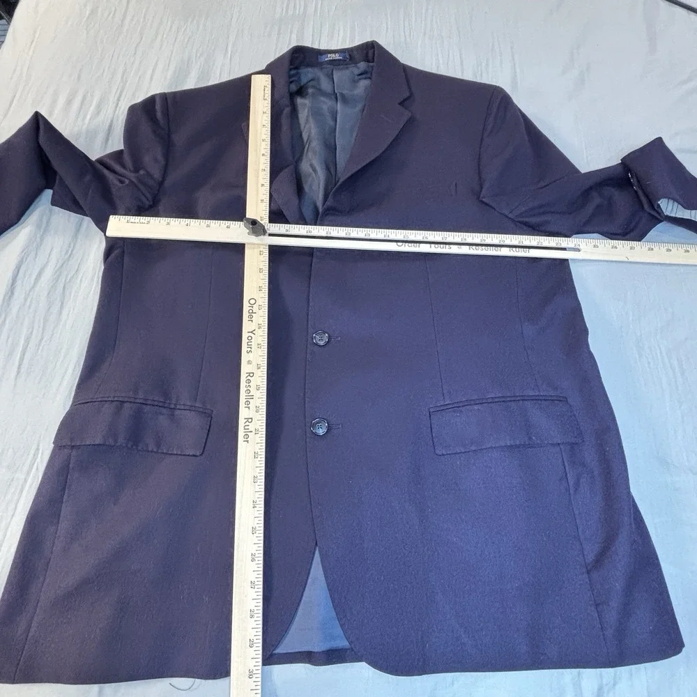 Polo Ralph Lauren Blazer Men's 46r Blue Wool